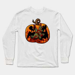 Zombie Pumpkin Long Sleeve T-Shirt